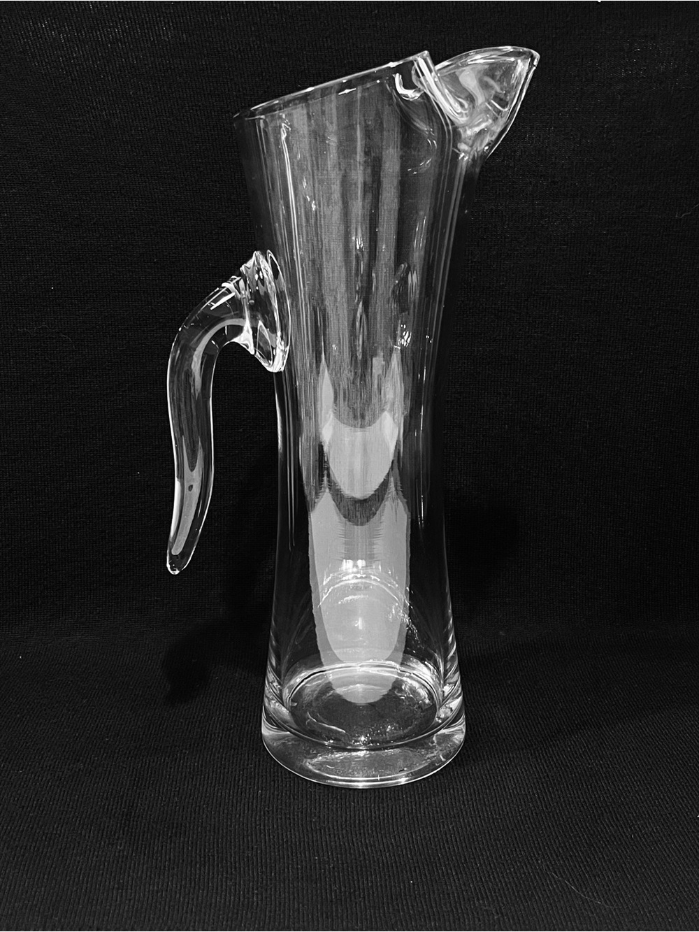 Vintage Rare Find MCM Glass Martini Pitcher 11”